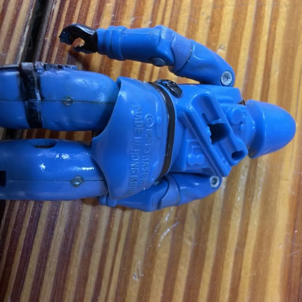 Vintage GI JOE 1982 - 83 COBRA COMMANDER ~ TIGHT SWIVEL JOINTS Broken Crotch